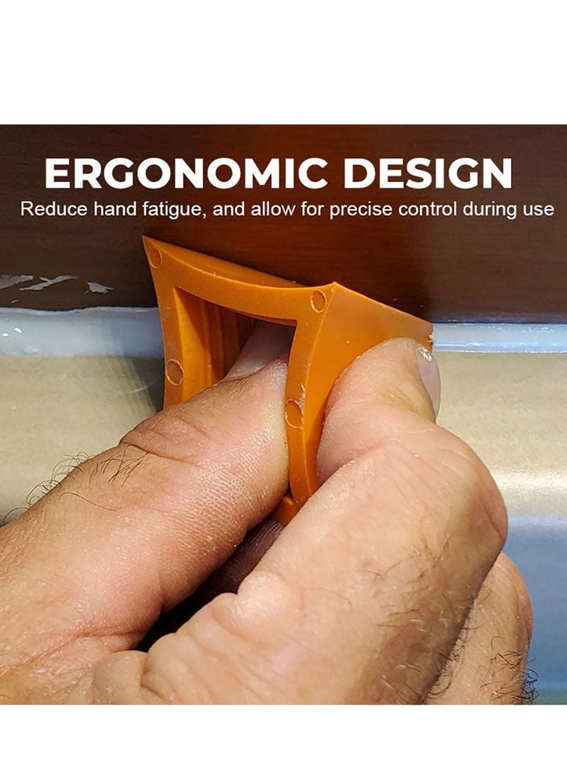 Silicone Seam Tools, Silicone Caulking Tool, Caulk Smoothing Tool, Caulk Finishing Tool, Reusable Caulking Applicator Finishing Tool,Calking Tool for Kitchen, Bathroom, Joint