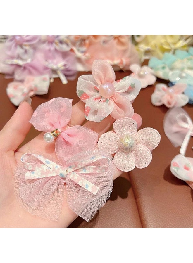 Ewandastore Ewanda store 50 Pcs Baby Girls Hair Clips,Children's Bow Hair Clips,Baby Flower Clip,Girls Hairpins Barrettes Hair Accessories - Image 4