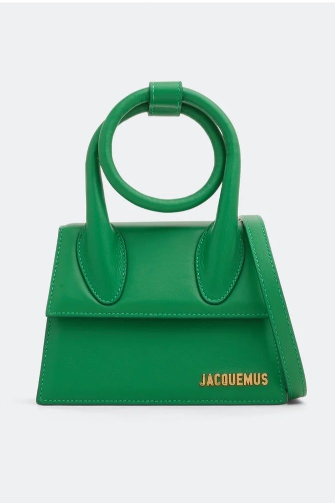 Jacquemus  كيس كيس Le Chiquito Noeud مع مقبض أعلى حزام مقبض مقبض مغناطيسي - Image 1