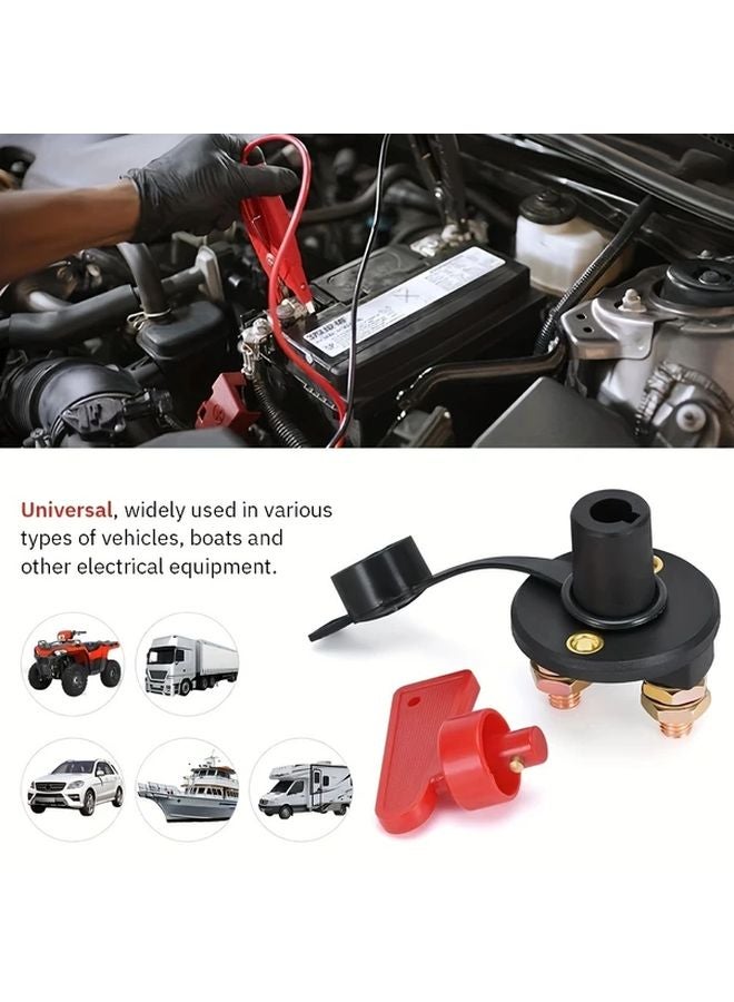 مفتاح فصل بطارية اتصال نحاسي، قاطع دائرة 36 فولت، مفتاح رئيسي، قطعة واحدة - Image 5