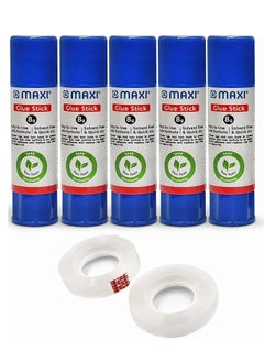 5-Piece Glue Sticks With Two Piece Scotch Tapes