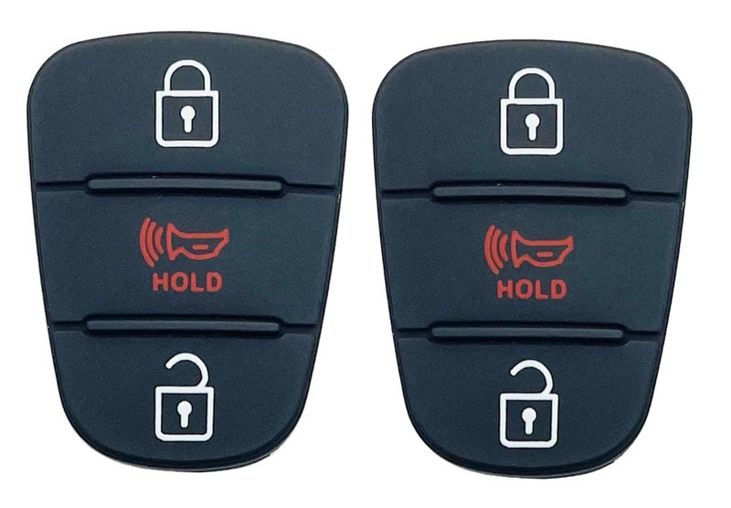 Replacement Key Fob Button Pad fit for 20102013 Kia Soul 20122014 Kia Rio Sportage Folding Flip Keyless Entry Key Fob Case Shell 3 Button