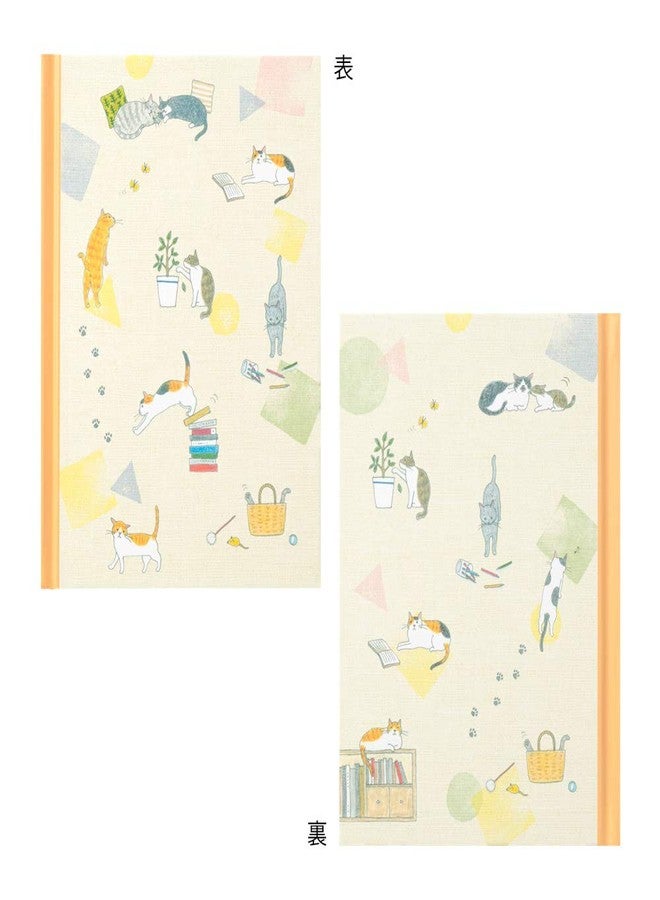 Midori Designphil Midori Diary cat Pattern 1 Page 2 Days 1 Year Diary - Image 3