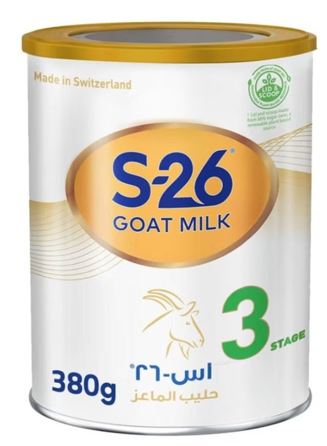 S-26 Goat Milk Stage 3 Growing Up Formula – 380 g