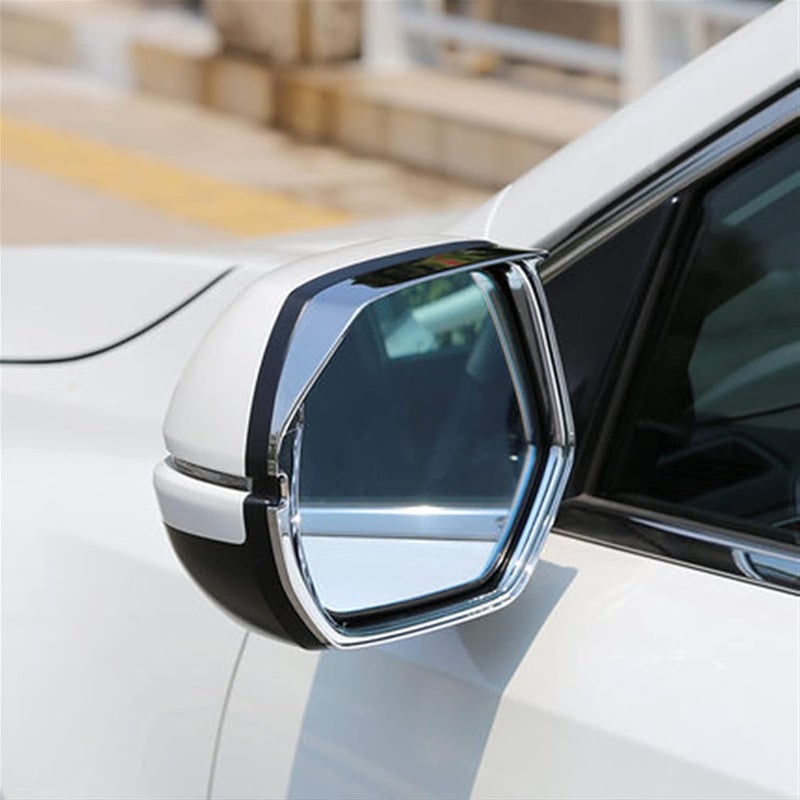 Wivplex Car ABS Rearview Mirror Rain Guard Cover - Image 5
