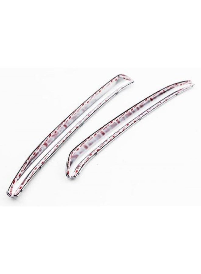 Auto Clover Chrome Fog Light Trim Compatible with Chevrolet Tahoe 2015–2020 Stainless Steel - Image 3