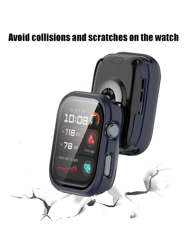 Case with Screen Protector for Huawei Watch D2, Ultra Slim Hard PC Full Coverage Proctective Case Lightweight Shockproof Anti-Scratch Bumper Cover with Tempered Glass (Beige)  - Image 3