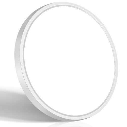 Brightever 7 Inch LED Flush Mount Ceiling Light Fixture, 15W 1600LM, Super Slim 0.67 Inch Small LED Ceiling Light, 5000K Daylight White Ceiling Lamps for Bedroom, Closet, Hallway, Non-Dimmable, 1 Pack - Image 1