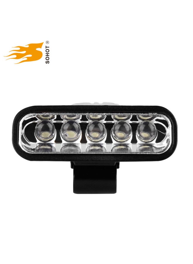 Loquat USB Charging Induction Headlight 5Led Cap Clip Light Night Fishing Supplies Bait Light Fishing Light-Color:Black - Image 3