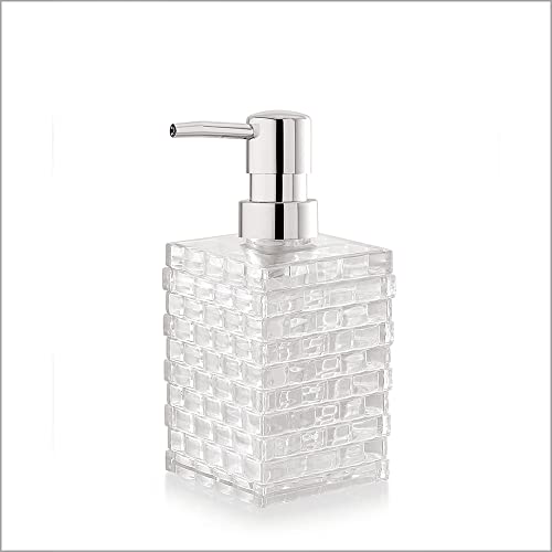Nimbose® Cuboid Shaped Clear Liquid Soap & Handwash Dispenser Bottle for Kitchen & Bathrooms (Capacity:400 mL, Qty:1, Clear Transparent)(Plastic) - Image 1