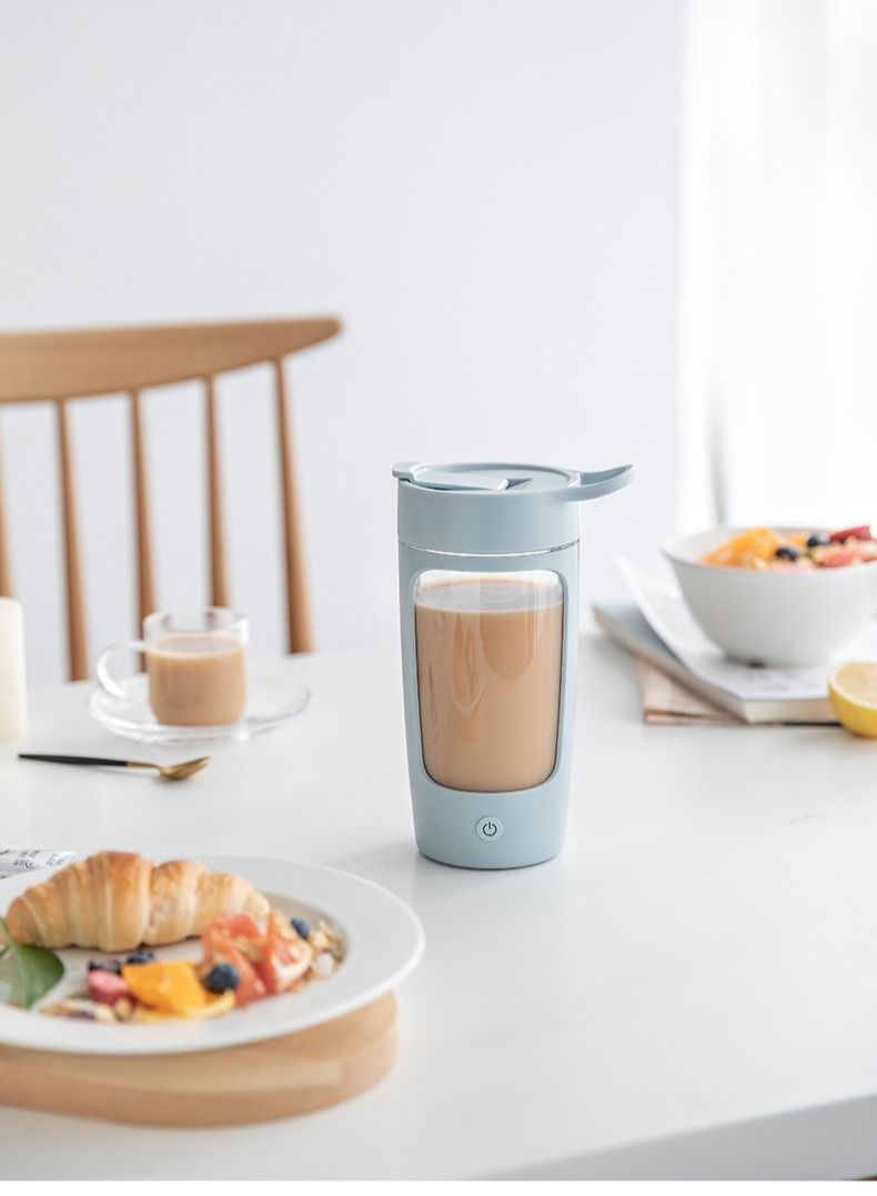 Protein Powder Mixer Shaker Cup 22 oz Electric Portable Bottle for Coffee BPA Free with USB Rechargeable and Milk Vortex Mixing Shakes Cups - Image 3