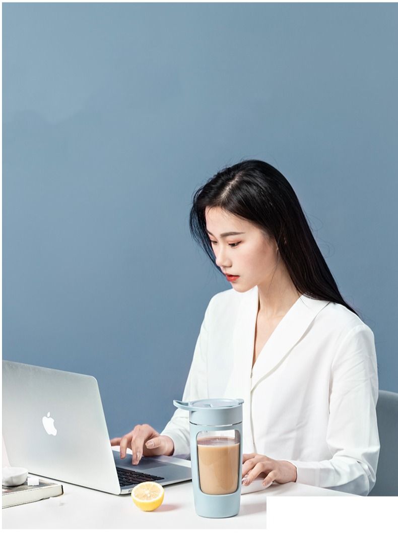 Protein Powder Mixer Shaker Cup 22 oz Electric Portable Bottle for Coffee BPA Free with USB Rechargeable and Milk Vortex Mixing Shakes Cups - Image 4