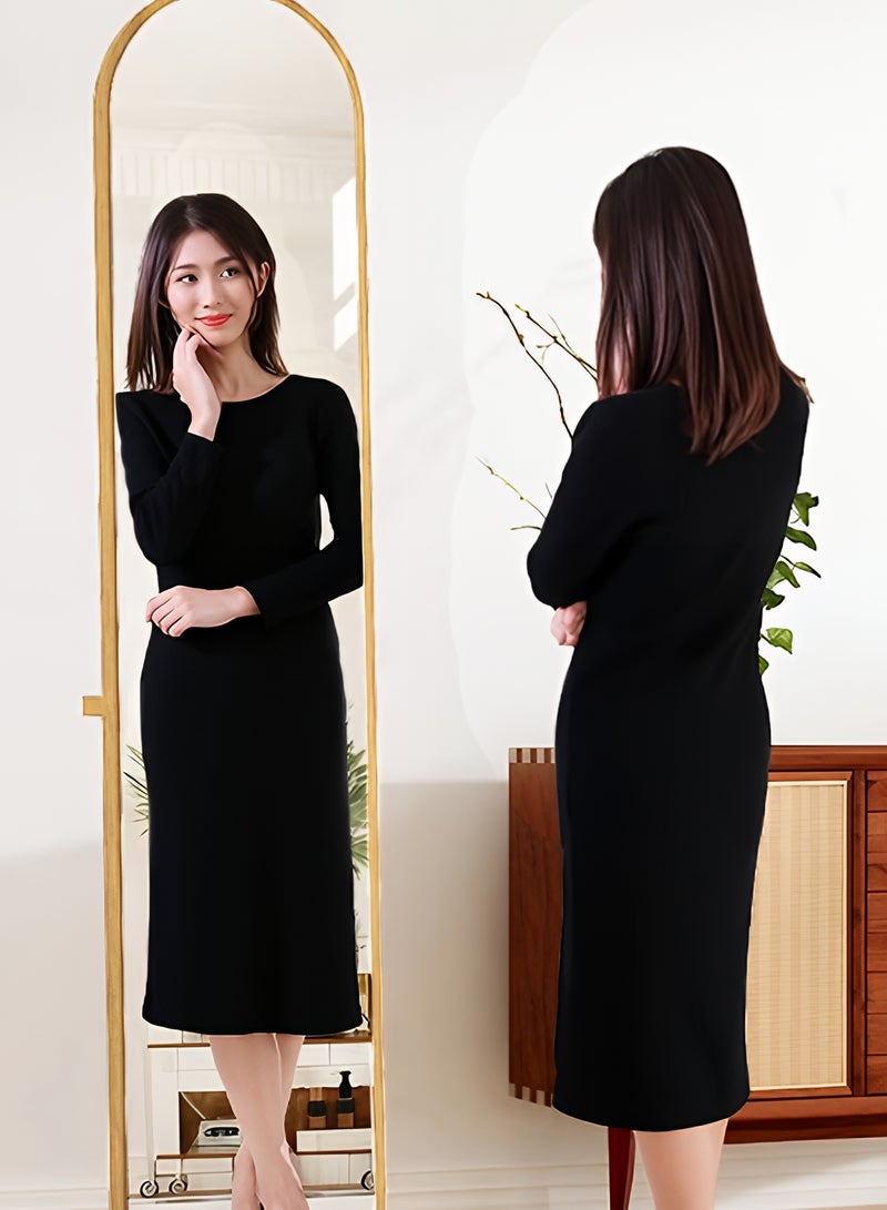 تايمي مرآة طويلة 166x46سم - مرآة دوارة مزودة بعلاقة ملابس خلفية ورفوف تخزين - مرآة خشبية بتصميم انيق وديكور عصري مناسبة لغرف اللبس وغرف النوم وبجانب الباب - Image 4