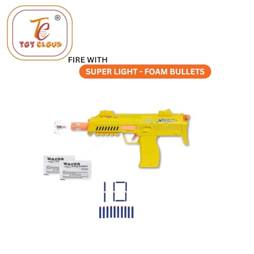 Toy Cloud DartX 2 in 1 X-Shot Blaster Pistol Toy Guns with Water Jelly Shots and 10 Soft Foam Dart Bullets, Safe N Long Range Shooting Bullet Gun Toys - Image 3
