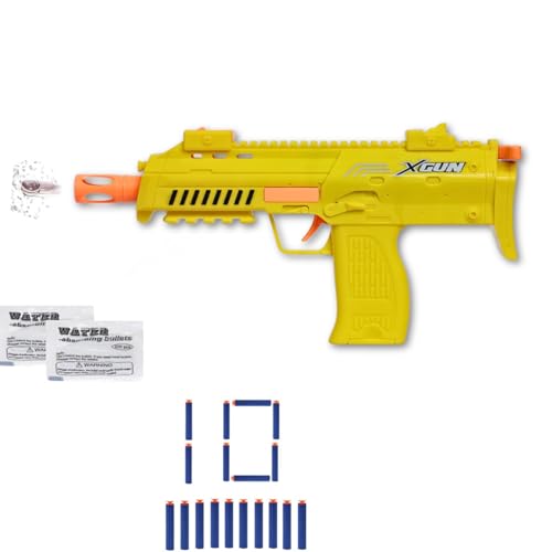 Toy Cloud DartX 2 in 1 X-Shot Blaster Pistol Toy Guns with Water Jelly Shots and 10 Soft Foam Dart Bullets, Safe N Long Range Shooting Bullet Gun Toys - Image 1