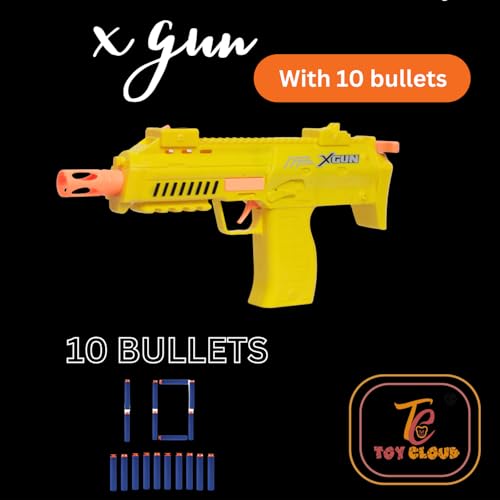 Toy Cloud DartX 2 in 1 X-Shot Blaster Pistol Toy Guns with Water Jelly Shots and 10 Soft Foam Dart Bullets, Safe N Long Range Shooting Bullet Gun Toys - Image 4