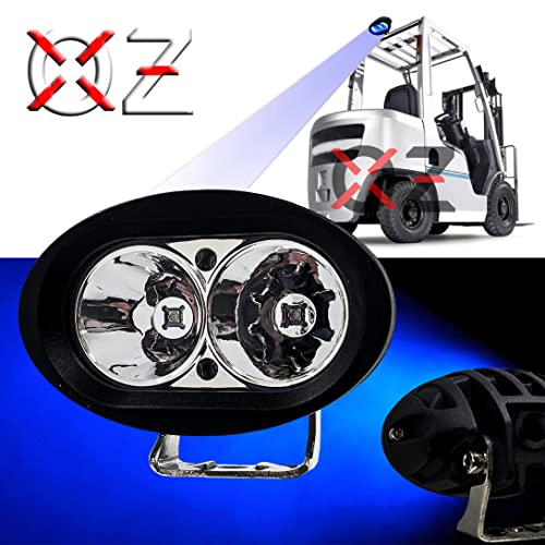 OZ-USA Blue Forklift Led Light Warehouse Safety Warning Lamp Spot Offroad Race 12V 48V - Image 2