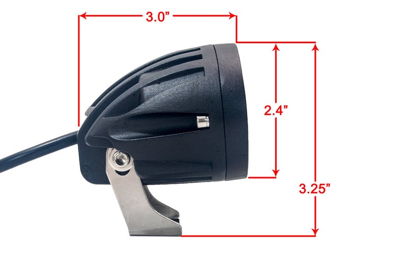OZ-USA Blue Forklift Led Light Warehouse Safety Warning Lamp Spot Offroad Race 12V 48V - Image 5