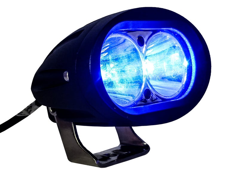OZ-USA Blue Forklift Led Light Warehouse Safety Warning Lamp Spot Offroad Race 12V 48V - Image 3