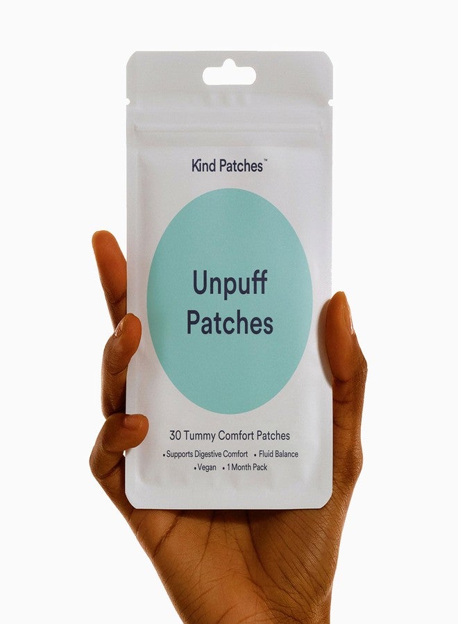 Kind Patches Unpuff Patches with Dandelion Root, Fennel, Artichoke, Ginger, and Turmeric Extract - Vegan - 30 Count - Image 2