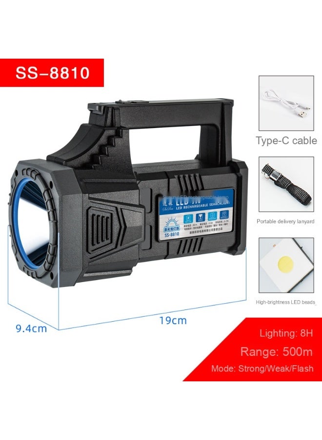 مصباح يدوي عالي القوة قابلة لإعادة الشحن - ضروري للطوارئ في الهواء الطلق