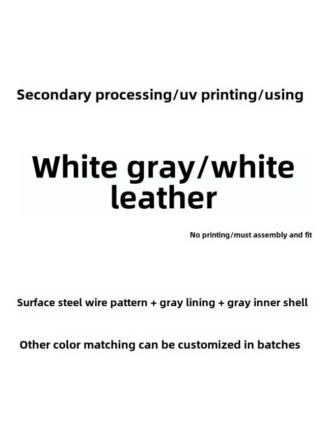 360-degree Rotating Ipad Pro 11 Tablet Protective Case Air4/5 Compatible 10.2 Acrylic 12.9 Leather Cover 2022 Suitable-Color:Steel Wire Pattern/White Blank 】-Applicable Model:Ipad 10/11 Generation ( - Image 1