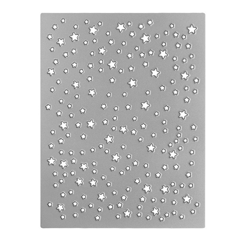 Metal Stars Background Cutting DiesFive Pointed Star Background Die Cuts Embossing Stencils Template Mould for DIY Scrapbooking Album Decorative Paper Dies Card Making