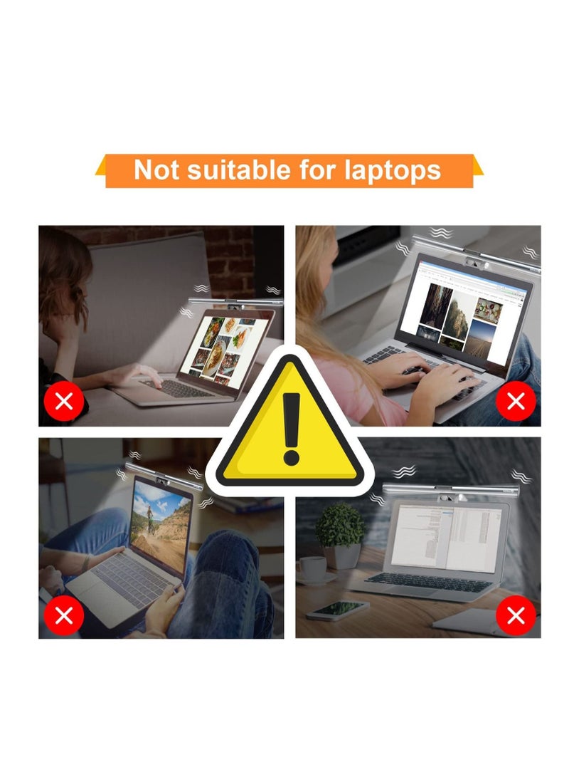 Captaintech Monitor Light Bar, Dimmable E-Reading LED Computer Monitor Light Bar, Touch Control USB Powered Screenbar for Desk/Office/Home/Game (40cm) - Image 4