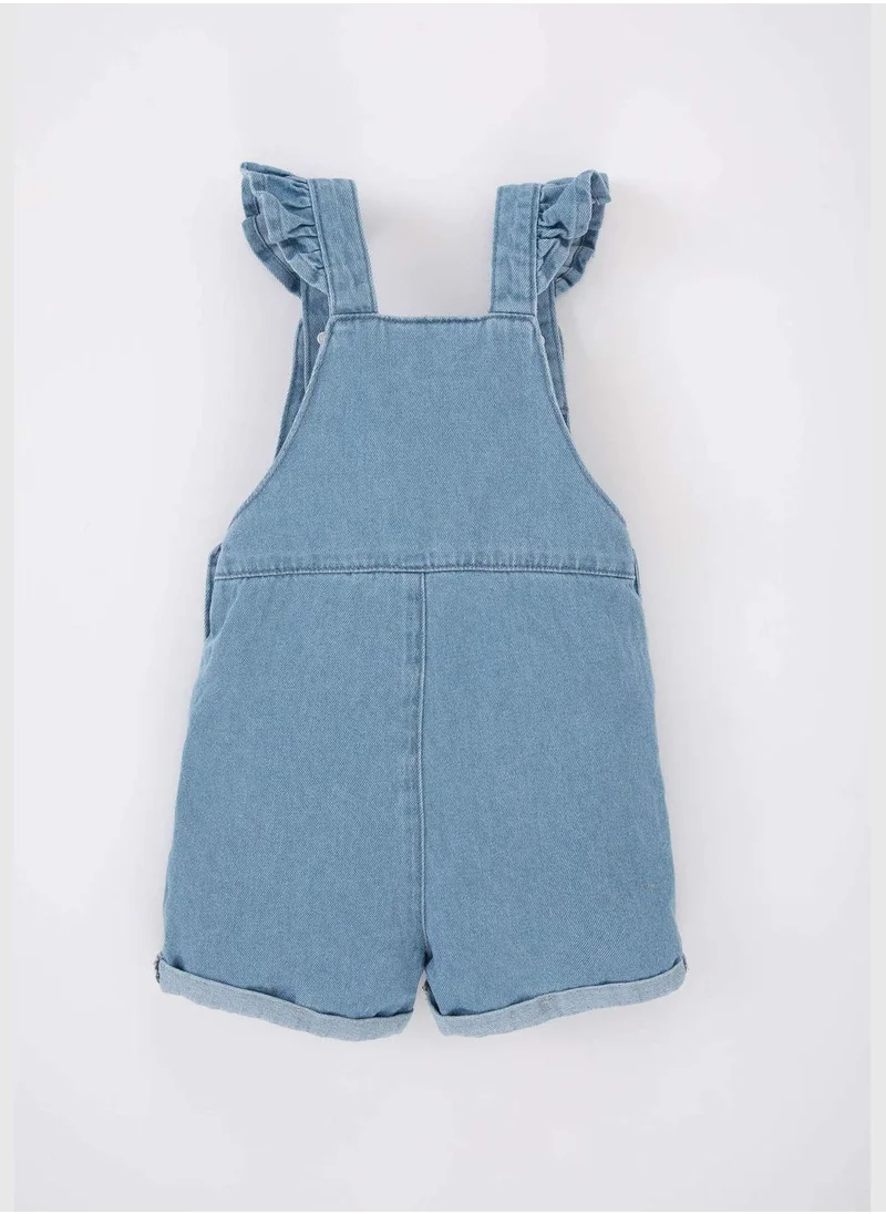 ديفاكتو BabyGirl Strappy Denim Overalls