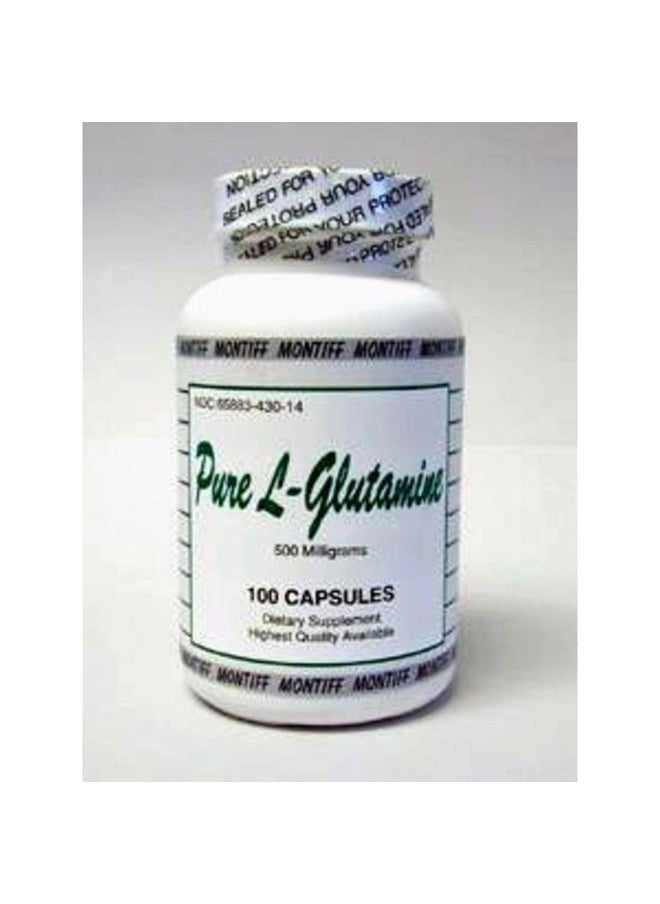 Montiff - Pure L Glutamine 500 mg 100 Capsules - Image 1