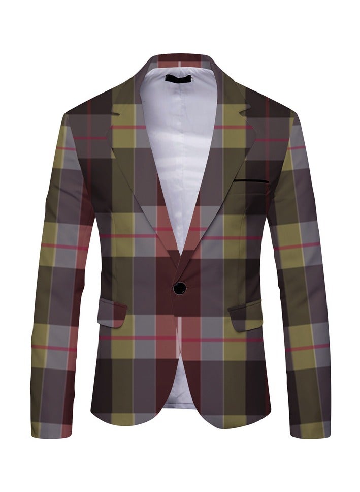 Warrior Men's New Casual Suit Jacket 