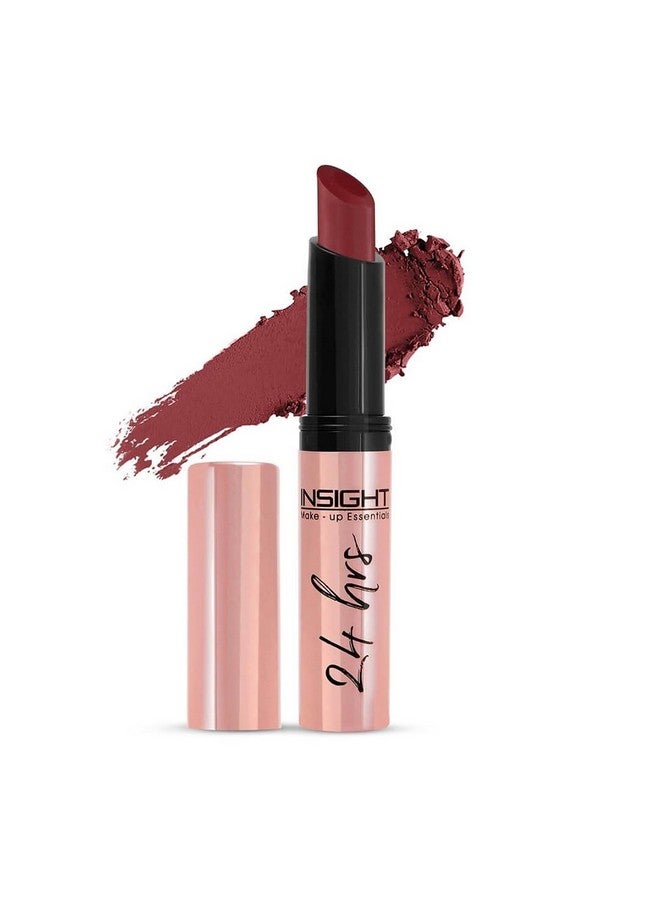 Insight Cosmetics 24 Hrs Non Transfer Matte Lipstick |Matte Finish |Lightweight Lipstick |Transferproof For 24Hrs |Nourishes Lips & Great For Daily Use |Highly Pigmented Smudge-Proof Lipstick | Water-Proof | Toxic Free & Vegan | 18- Looking Good - Image 1