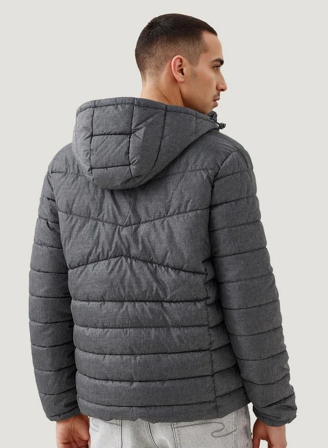 Splash FAV  Quilted Lightweight Hooded Jacket with Pockets for Men | Best Price UAE