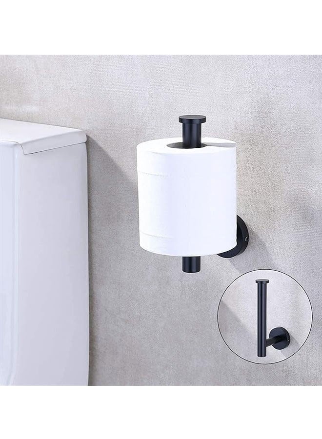 BOUND MOAT 5 Pieces Bathroom Hardware Set Include 16-Inch Bath Towel Bar,Toilet Paper Holder & 3 Packs Towel Hooks Stainless Steel Space Saving Towel Racks for Home,Bathroom, Kitchen  - Image 4