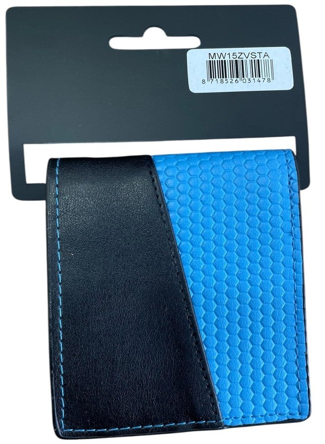 Star Trek yzohu JEWUNO Star SciFi Trek Blue Science Logo Leather Bi Fold Wallet - Image 3