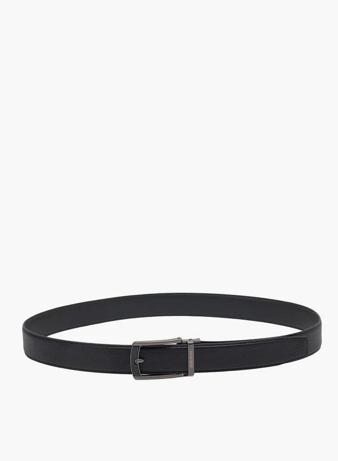 Duchini BLACK Men Pin Buckle Leather Belt for Men | Best Price UAE