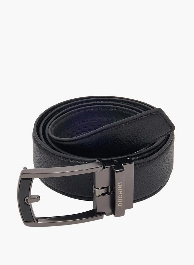 Duchini Men Pin Buckle Leather Belt
