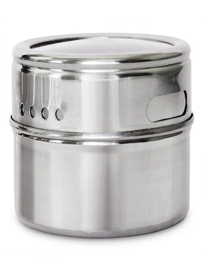 Swami Enterprise Stainless Steel Magnetic Spice Jar,Spice Rack/Containers for Kitchen Storage; Seasoning Masala Container fro Kitchen or Restaurants - Set of 9 - Image 3