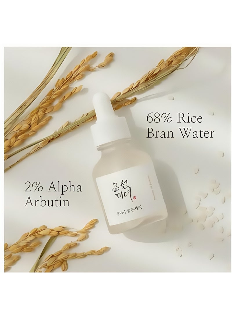 Beauty Bar Glow Deep Serum Rice Alpha-Arbutin, Dark Spot Discoloration Correction for Uneven Dull Skin Tone, Daily Korean Skin Care for Men and Women 30ml, 1 fl.oz 30ml - Image 4