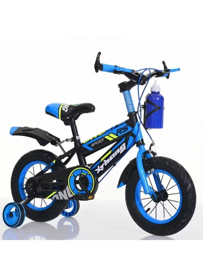 Toy Box 16 Inch Children's Bicycle For 5-10 Years Old Kids Bike with Training Wheels, Adjustable Seat, Smooth Bearings, Safe and Stable - Image 1