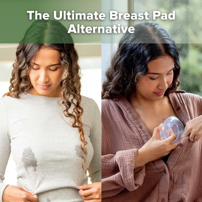 haakaa Ladybug Milk Collector Breast Milk Saver Breast Shell for Breastfeeding, Collect Breastmilk Leaks, Skin-Friendly and Easy to Wear (1.4oz/40ml,1PC) - Image 2