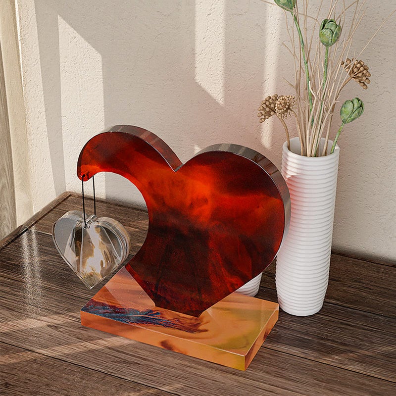 japleed 2Pcs Photo Frame Resin Molds  Large Silicone Molds For Epoxy Resin  Heart Shape Picture Frame Resin Mold Silicone For Diy Personalized Photos Art Crafts Home Decor - Image 5