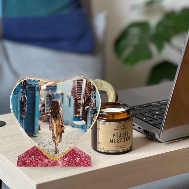 japleed 2Pcs Photo Frame Resin Molds  Large Silicone Molds For Epoxy Resin  Heart Shape Picture Frame Resin Mold Silicone For Diy Personalized Photos Art Crafts Home Decor - Image 4