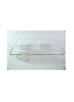 Spaceshoop Divided Cosmetic Drawer Organizer Tray for Vanity Cabinet to Hold Makeup, Beauty Products, Accessories, (3 Compartments) (multicolor)  - Image 1