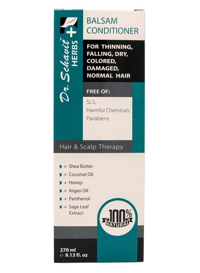 Dr. Schavit Herbs+ Herbal Balsam Conditioner for Thinning, Falling, Dry, Colored, Damaged, Normal Hair 9.13 fl.oz - Image 3