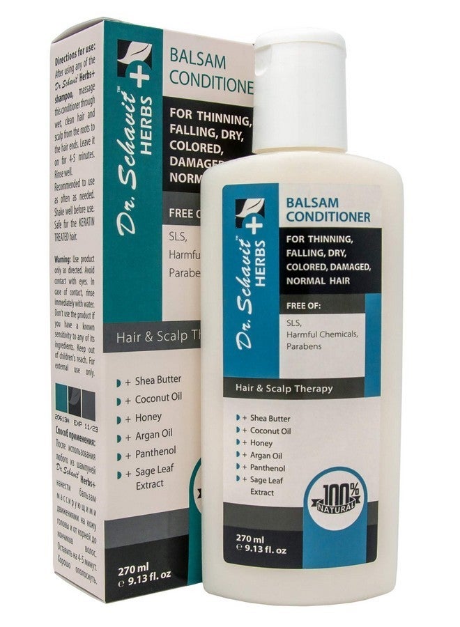 Dr. Schavit Herbs+ Herbal Balsam Conditioner for Thinning, Falling, Dry, Colored, Damaged, Normal Hair 9.13 fl.oz - Image 1