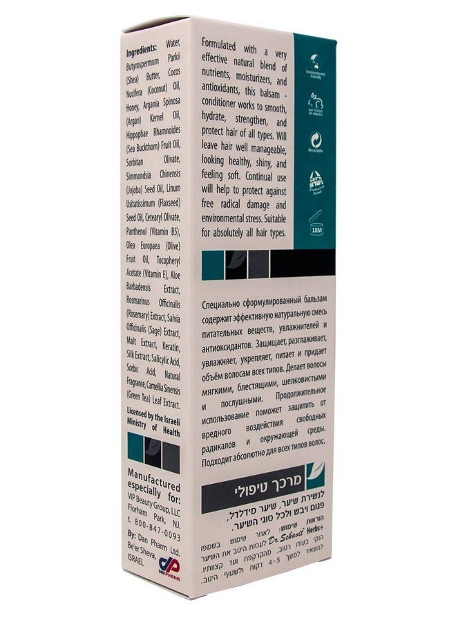 Dr. Schavit Herbs+ Herbal Balsam Conditioner for Thinning, Falling, Dry, Colored, Damaged, Normal Hair 9.13 fl.oz - Image 5