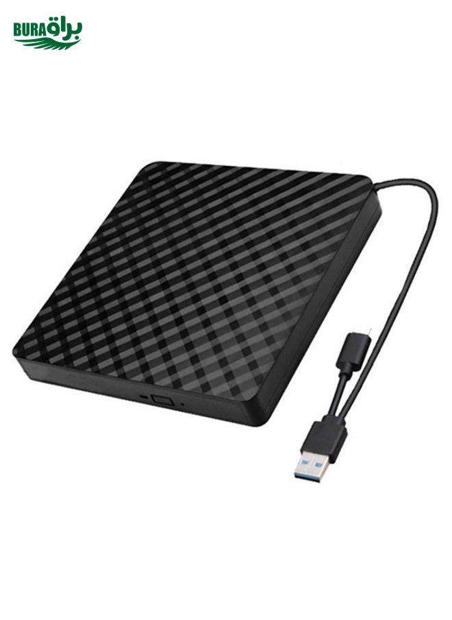 BURAQ BT699 USB / Type-C External Optical Drive Case Laptop DVD Burner Portable Slim Disc Player  - Image 1