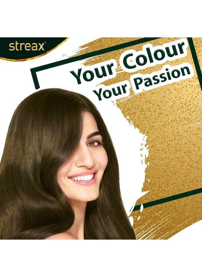 Streax - Cream Hair Color For Unisex 60Ml 4.3 Golden Brown (Pack Of 8) - Image 1