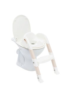 Kiddyloo Toilet Seat W/ Step White